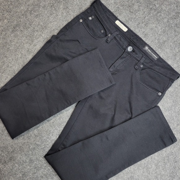 Ag Adriano Goldschmied Denim - AG Adriano Goldschmied Jeans 29 Womens Black Denim The Legging Super Skinny Fit